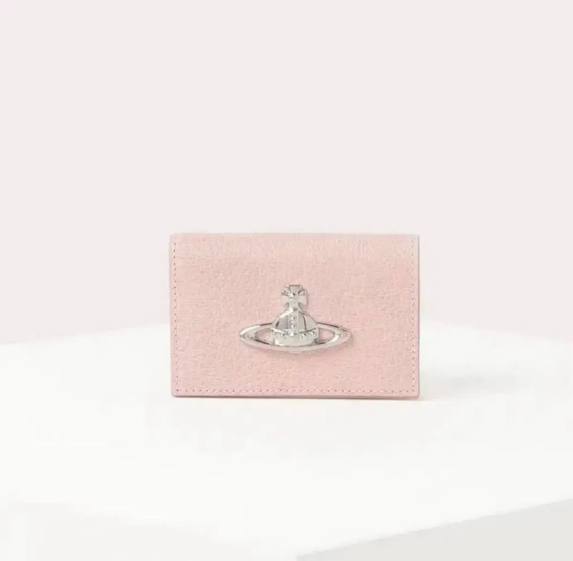 비비안웨스트우드 은장 핑크 지갑 상품이미지1