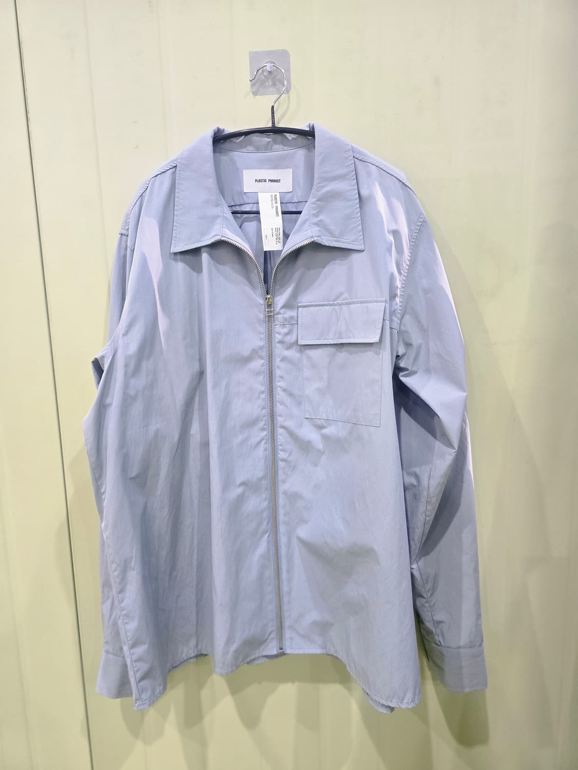 플라스틱프로덕트 블루종 셔츠 하늘색 상품이미지1