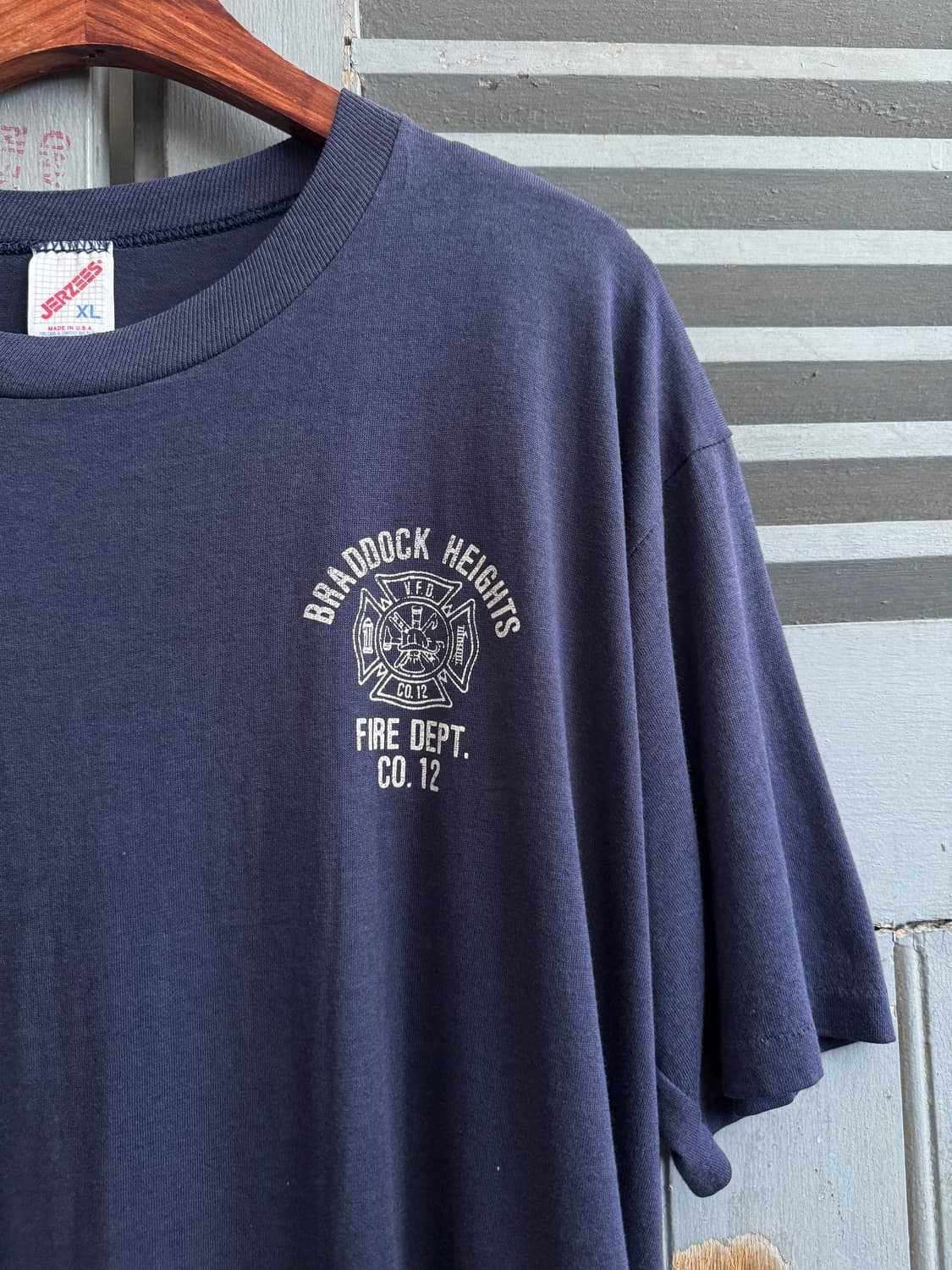 [XL]80's Jerzees USA BHVFD 프린팅 티셔츠 상품이미지4
