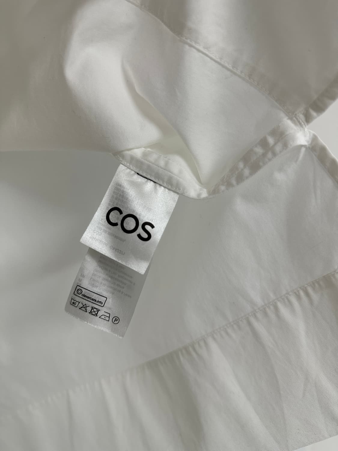 [COS 코스] 여자 화이트 반팔 셔츠 상품이미지8
