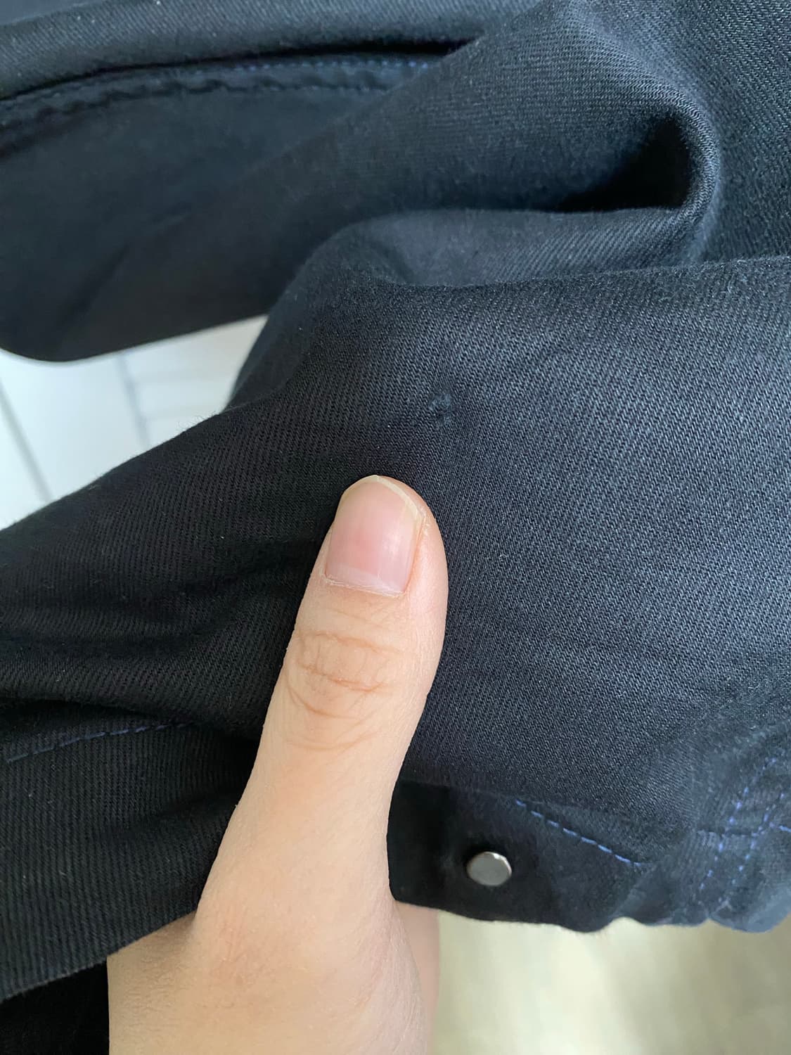 아르반 리프 커브드 팬츠 트리플 블랙 상품이미지5