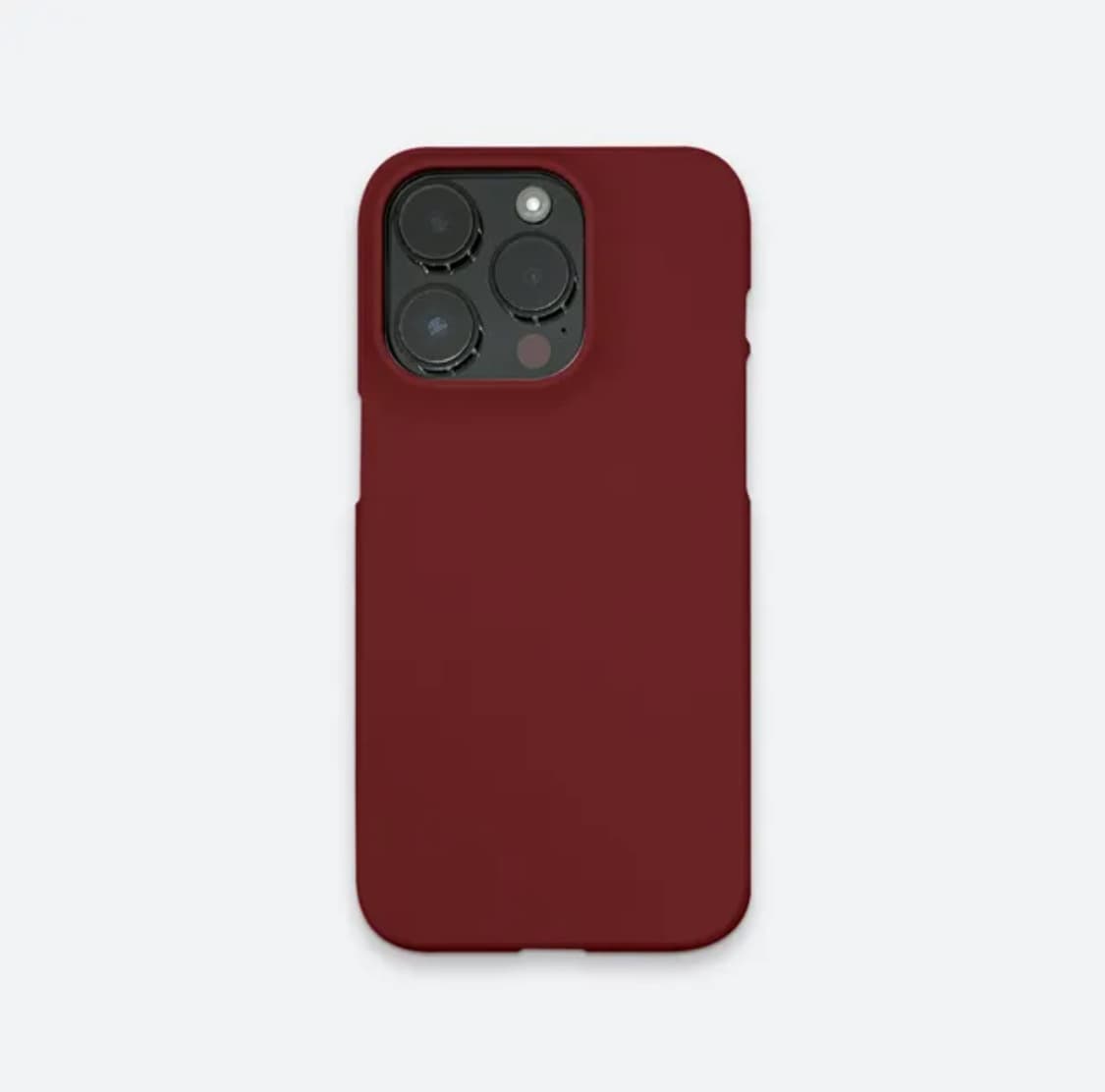 버건디 심플 아이폰15pro 폰케이스 상품이미지1