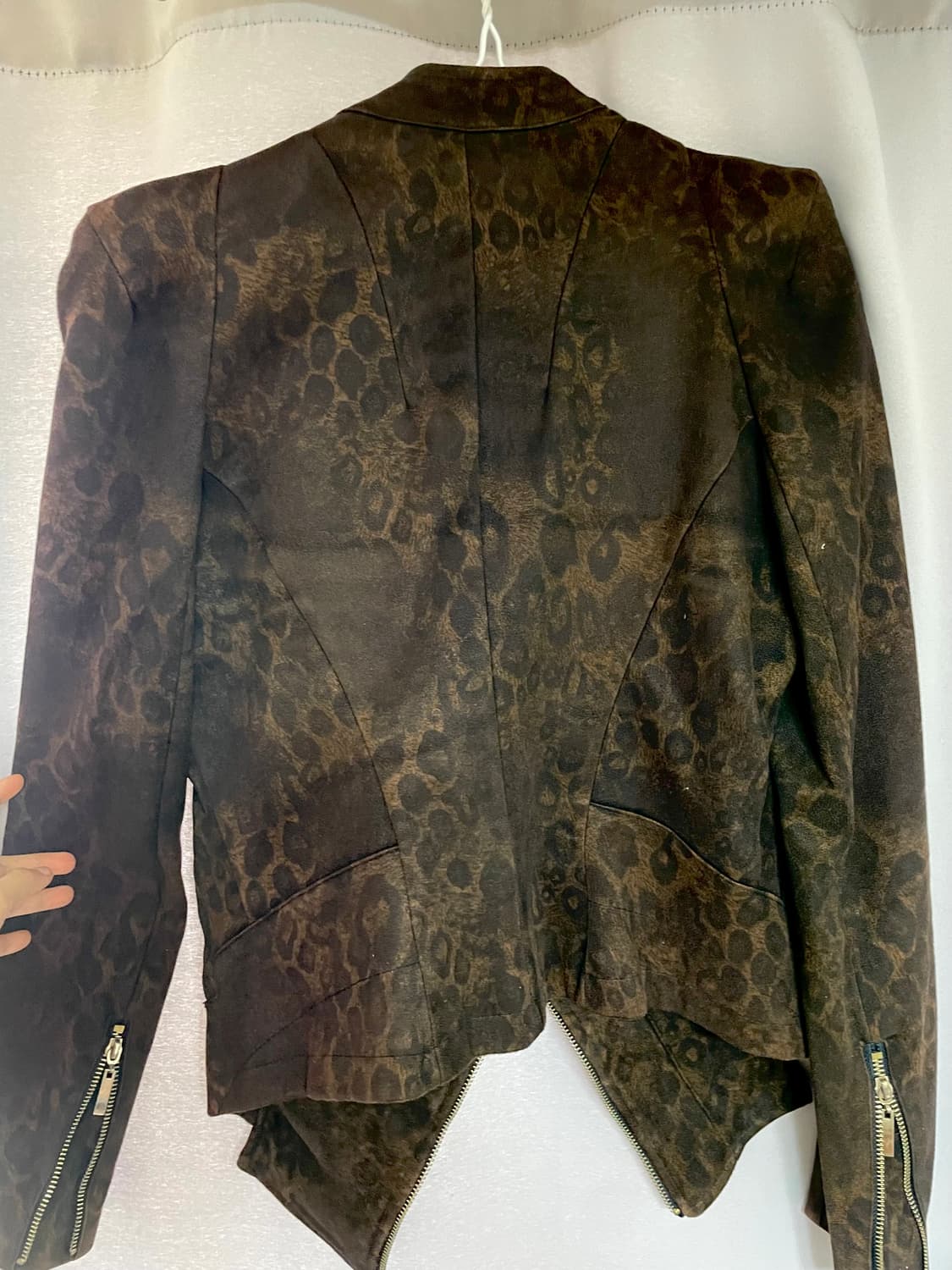 레오파드 호피 스웨이드  자켓 (Leopard Suede Jacket) 상품이미지4