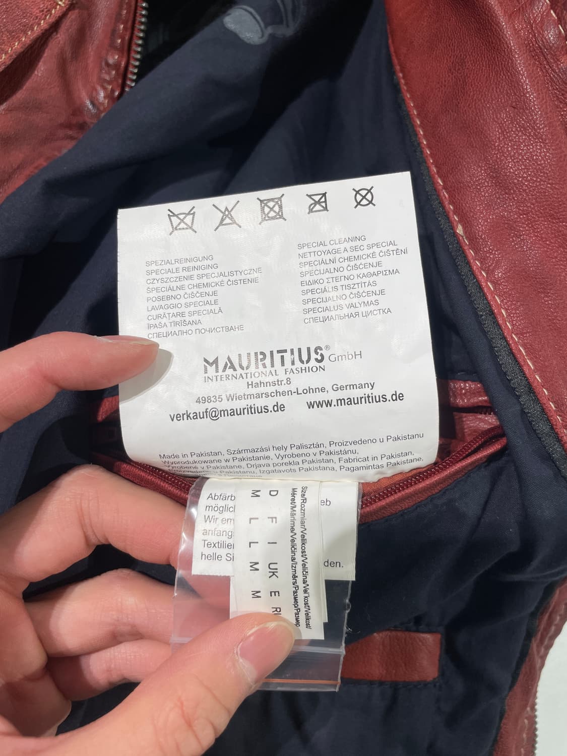 gipsy 레디쉬 브라운 체스트 포켓 레더 자켓 상품이미지9