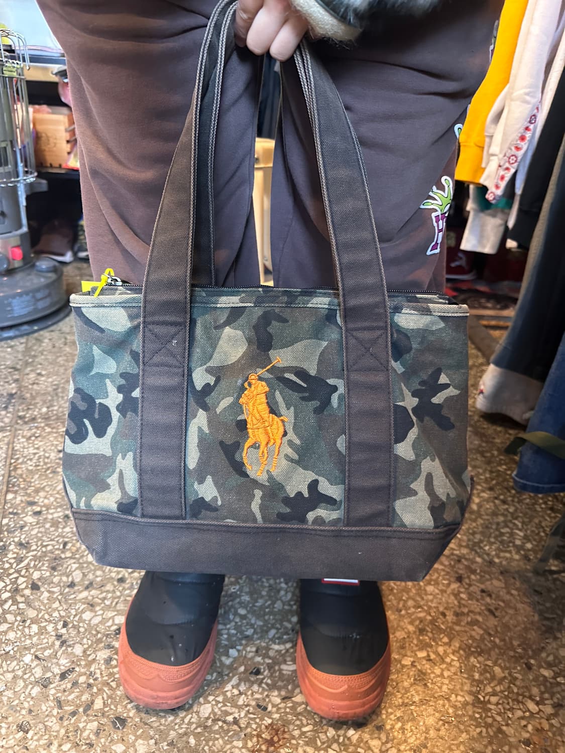 폴로 카모 도트백 상품이미지1