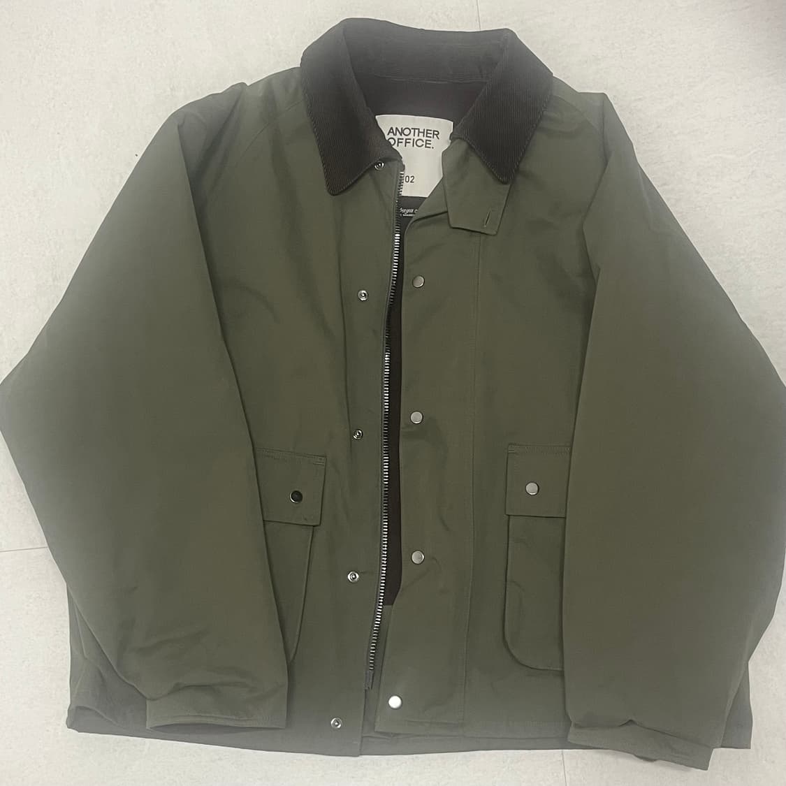 어나더오피스 네오 브리티쉬 자켓 올리브 상품이미지2