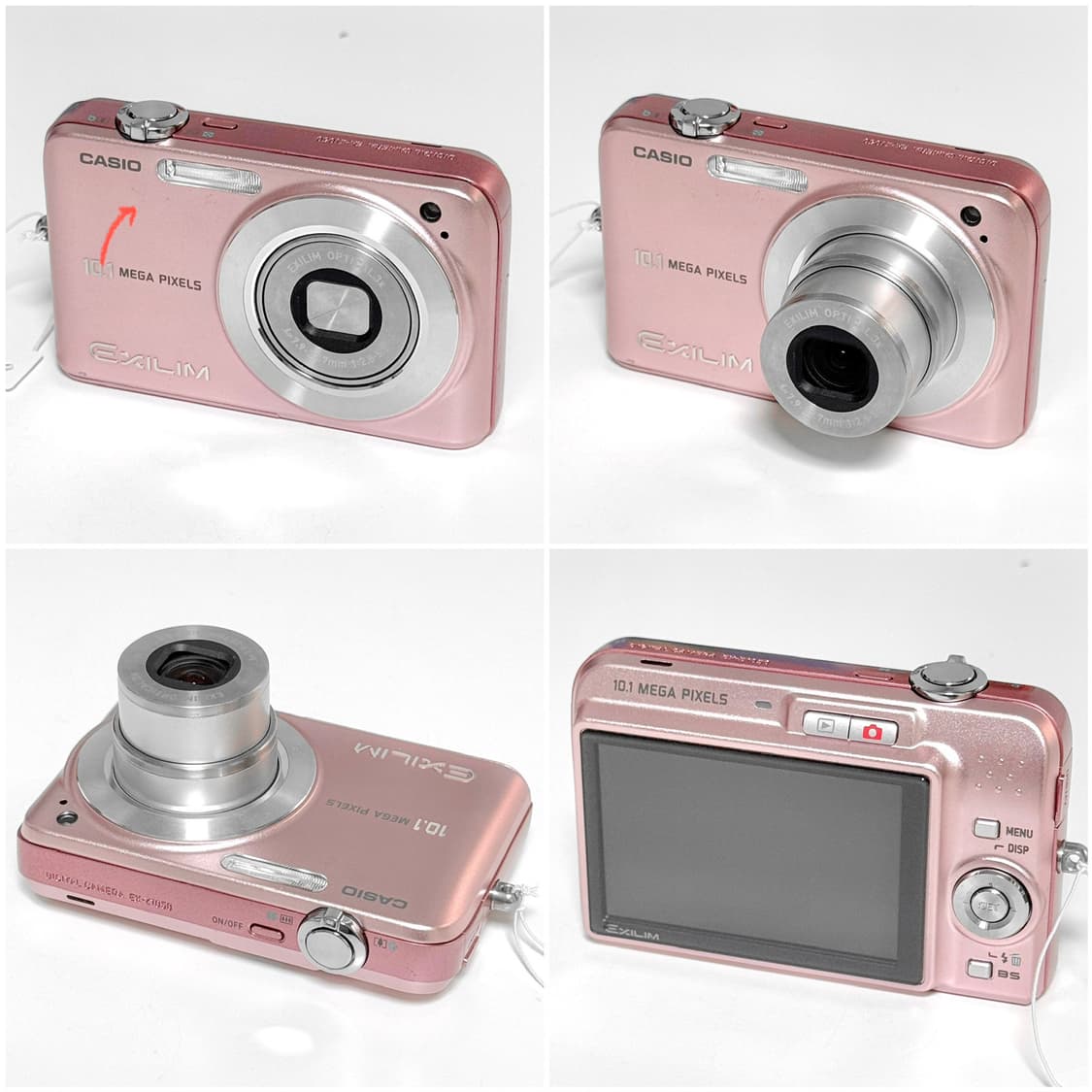 카시오 엑슬림 Z1050 베이비핑크 빈티지디카 상품이미지4