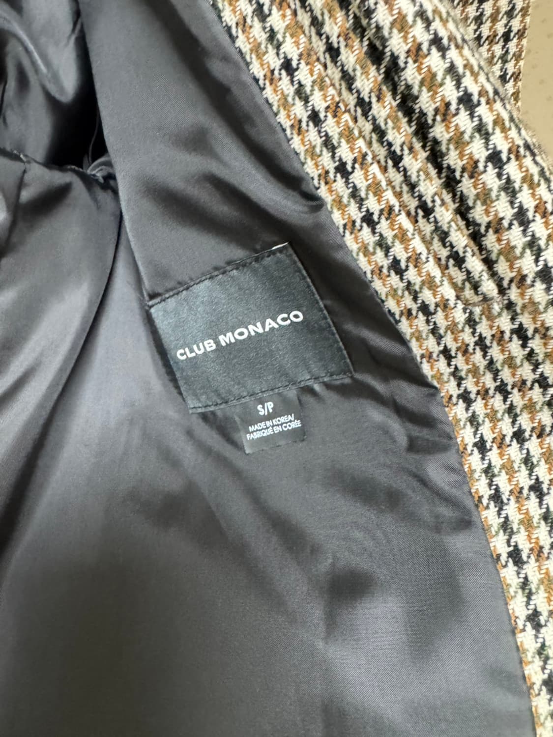 클럽모나코 체크코트 S 상품이미지5