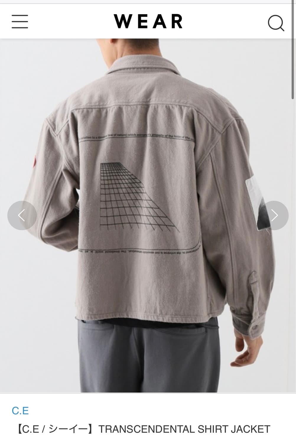 C.E TRANSCENDENTAL SHIRT JACKET 상품이미지7