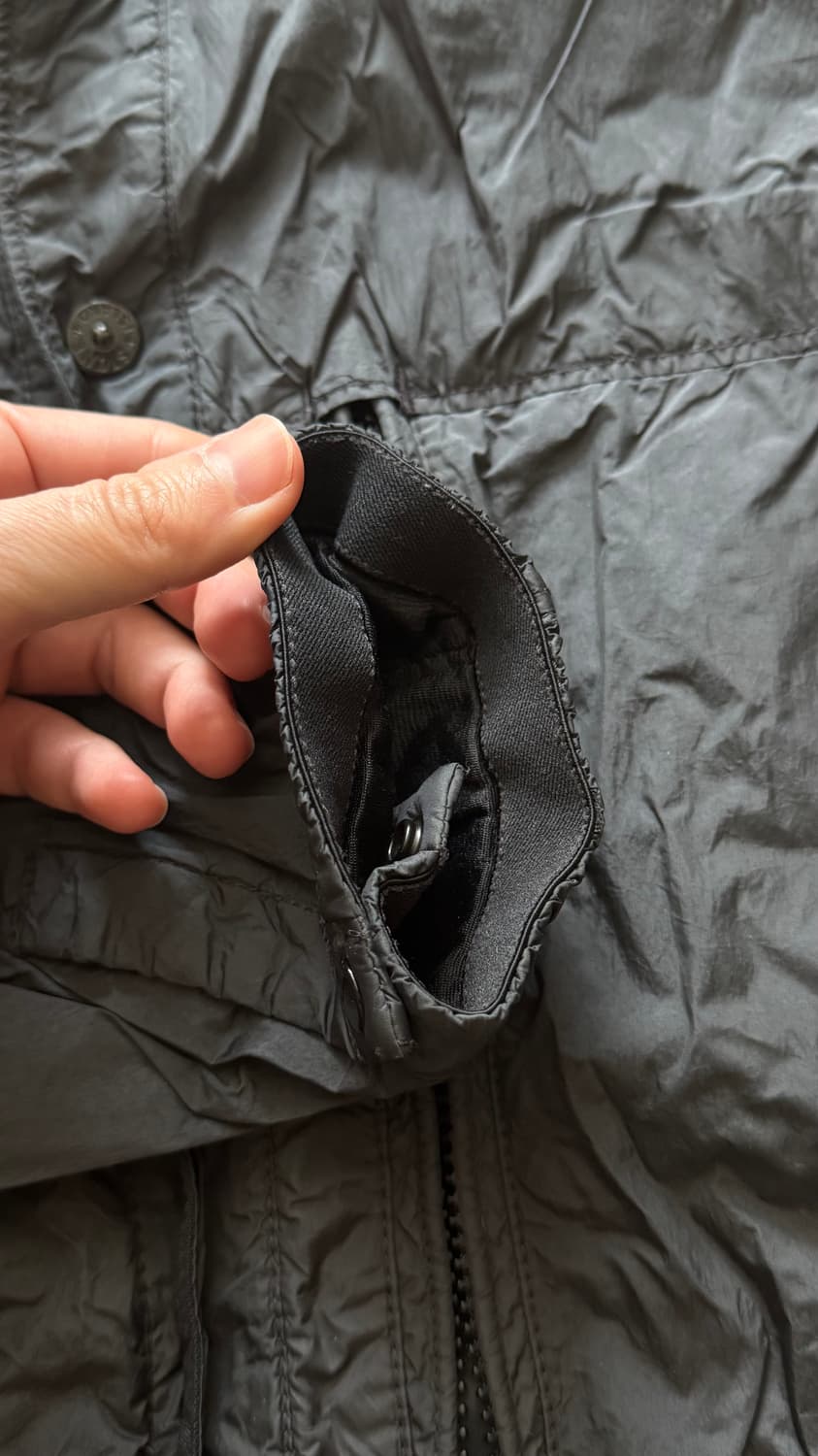 (백화점판) 스톤아일랜드 크링클랩스 오버셔츠 네이비 XL 상품이미지5