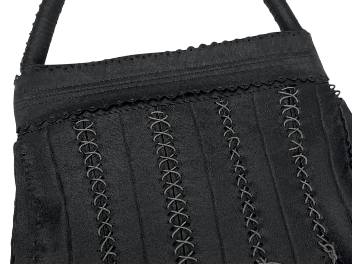 lace up pleats tote bag 상품이미지4