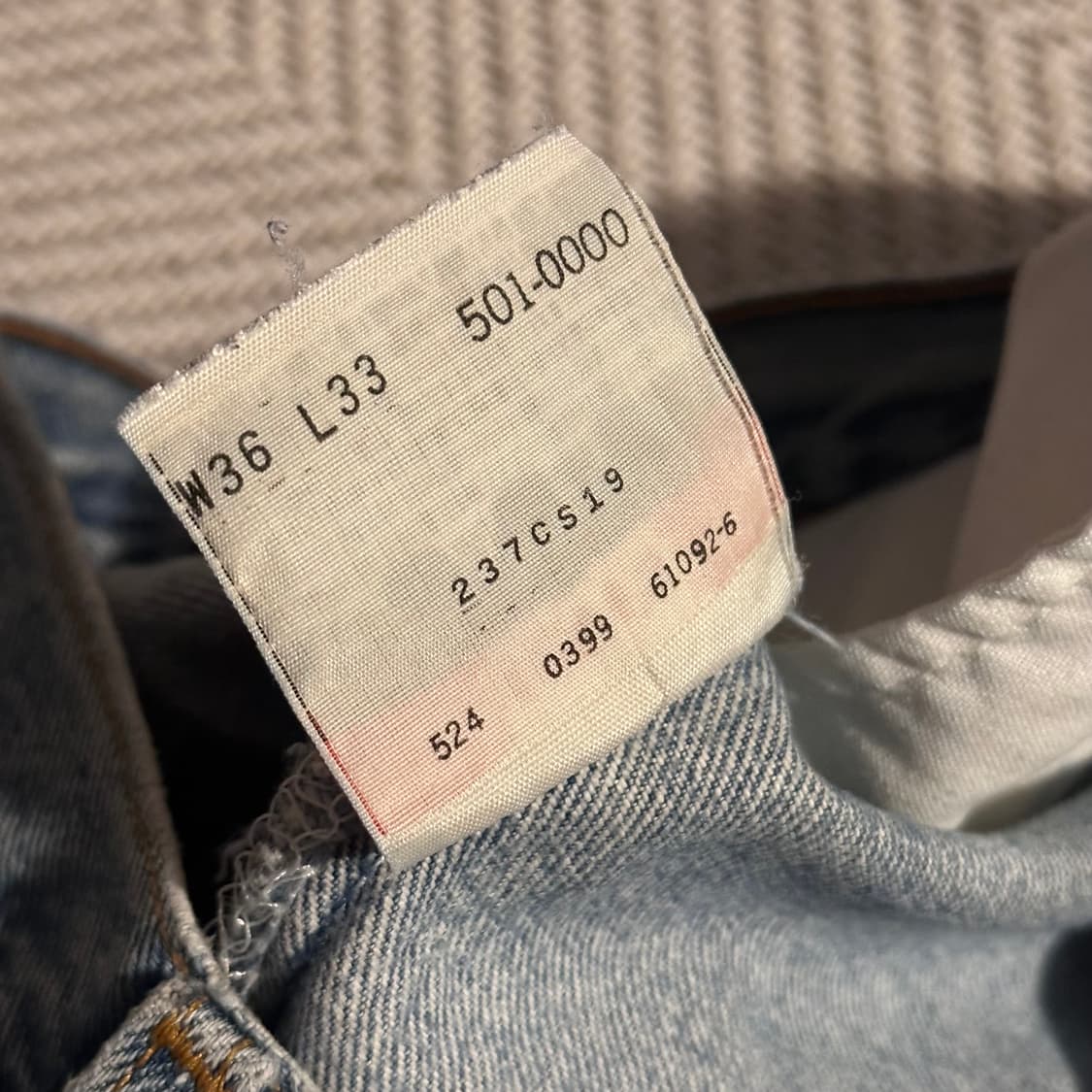 빈티지 리바이스 90s 501 USA 상품이미지5