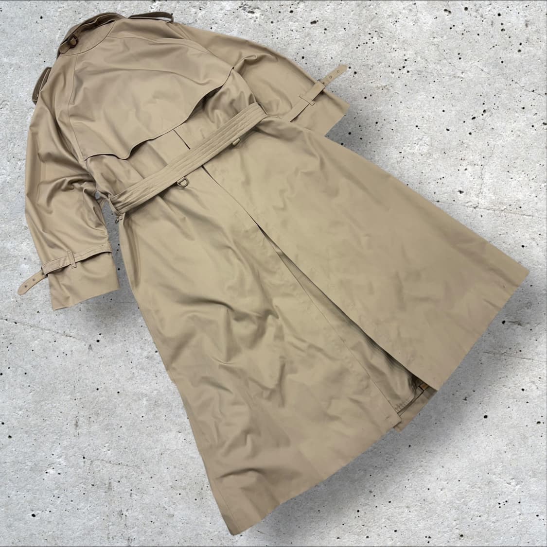 버버리 체크 안감 베이지 트렌치코트 C917 상품이미지2