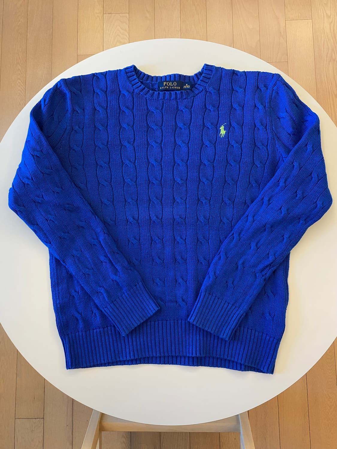 폴로 랄프로렌 케이블 니트 신형 M 상품이미지1