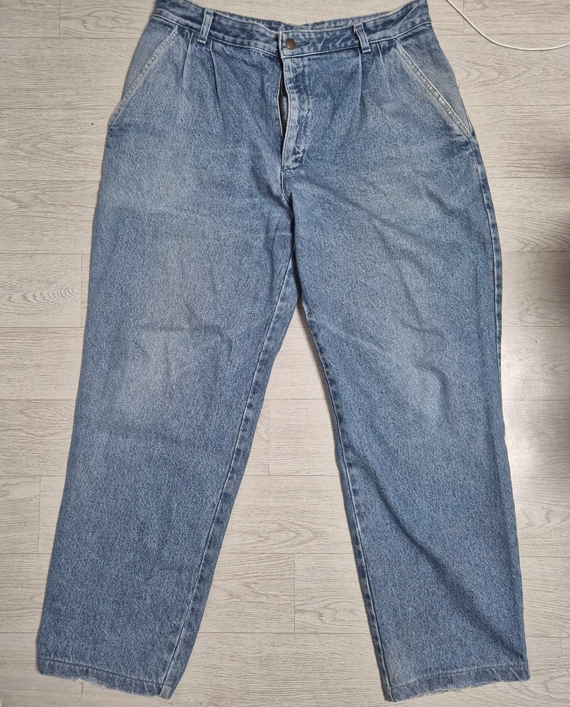 90s lee rider 투턱 데님 상품이미지1