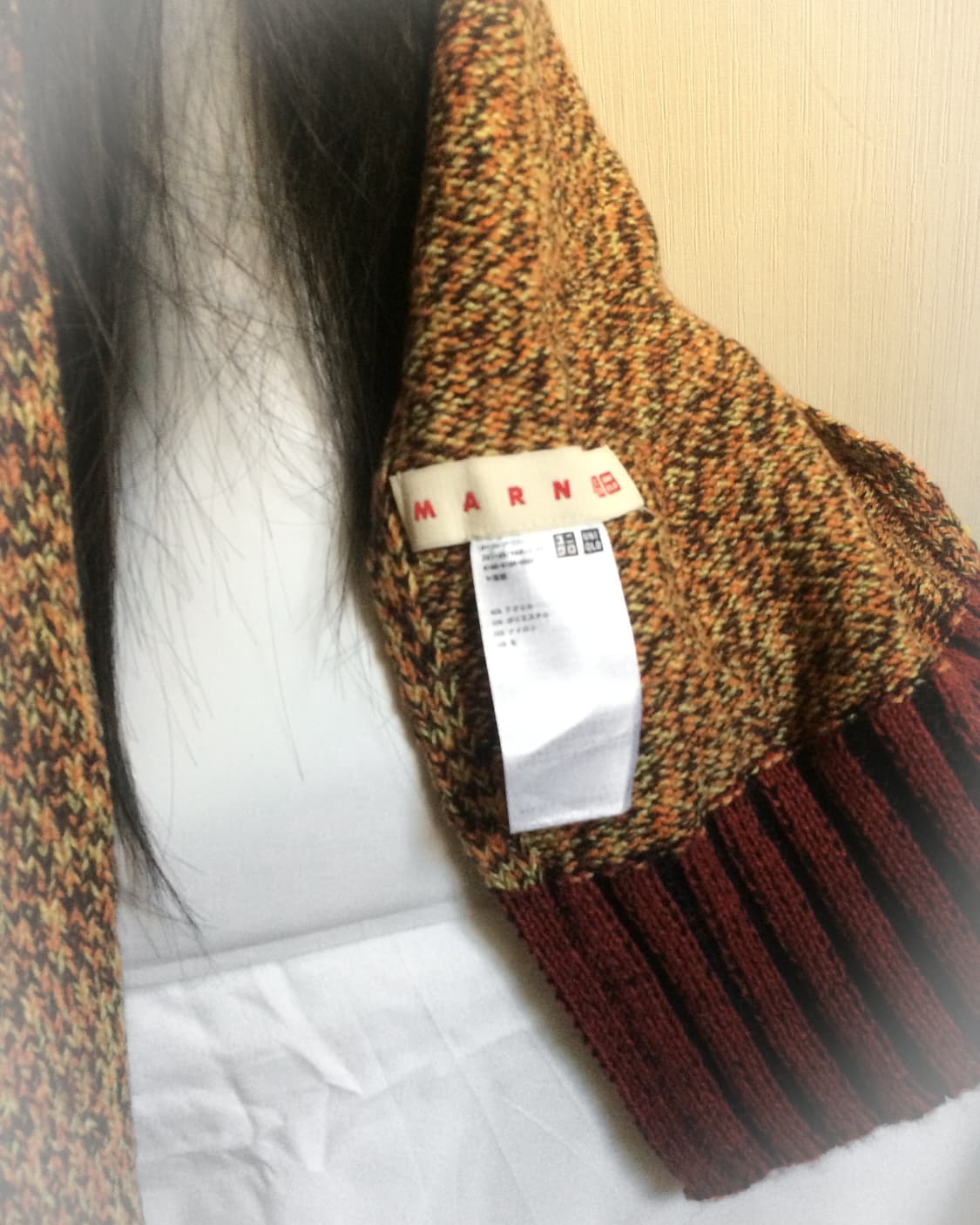  Marni x uniqlo knit hood muffler 상품이미지4