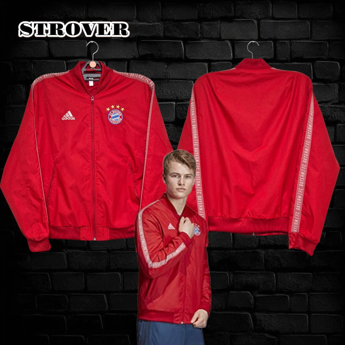 19/20 뮌헨 사이드라인 앤썸 자켓 XL 상품이미지1