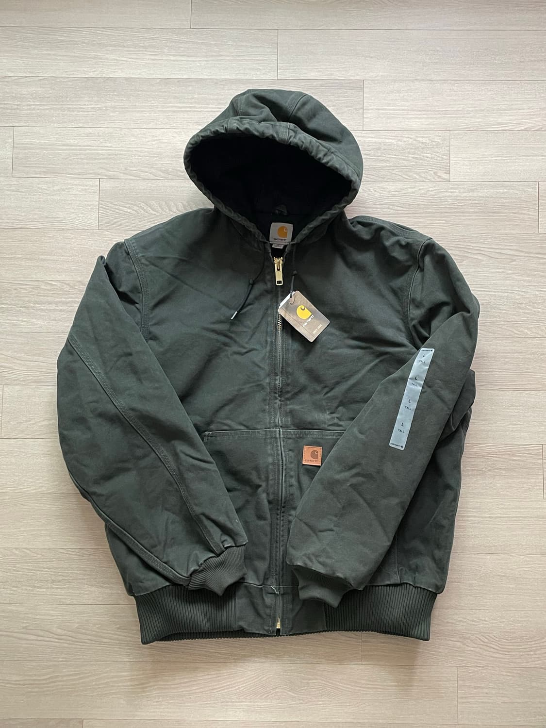 (데드스탁) 칼하트 j130 mos 모스 액티브 샌드스톤 상품이미지1