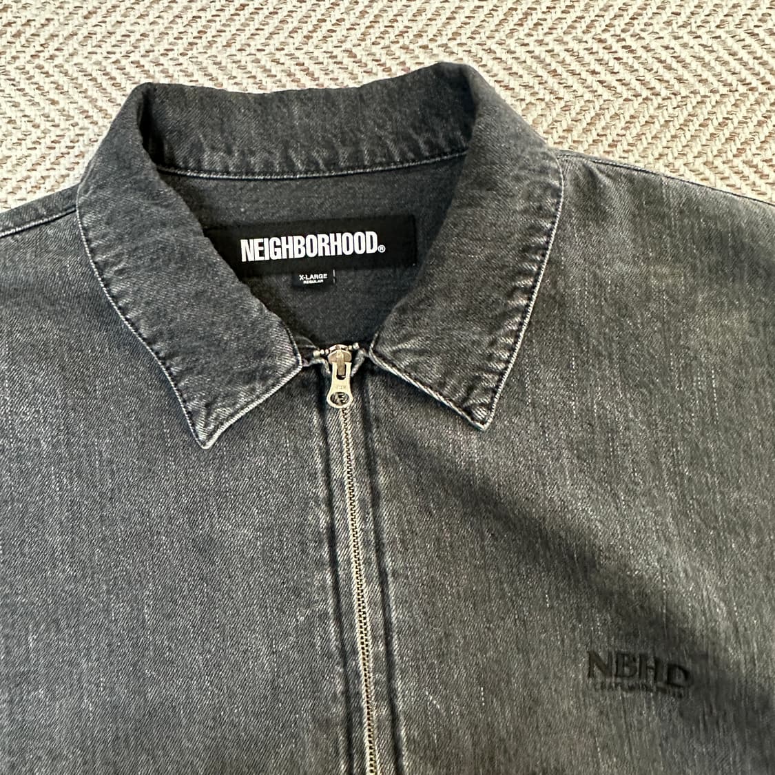 NEIGHBORHOOD denim zip blouson jacket 상품이미지3