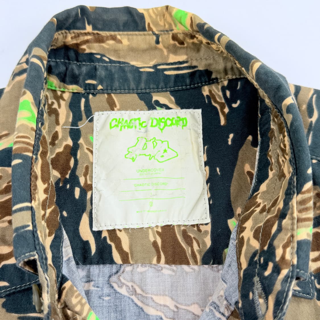 언더커버 01SS CHAOTIC DISCORD 아카이브 셔츠 상품이미지3