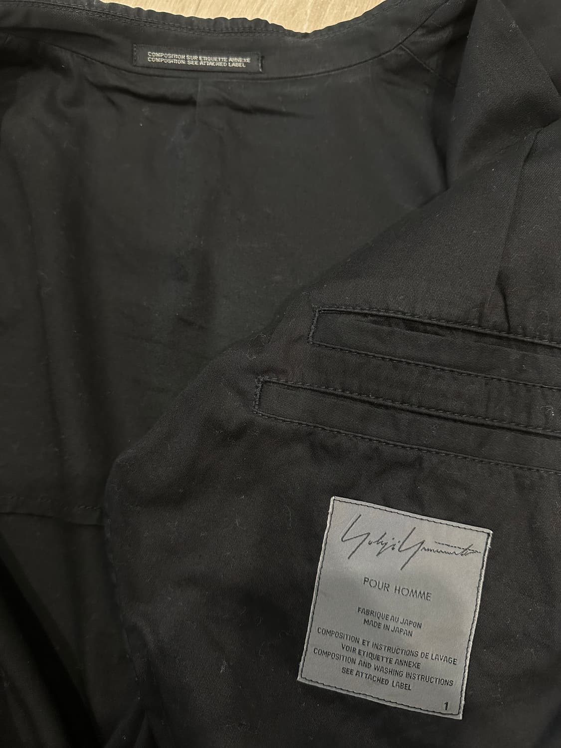 Yohjiyamamoto pour homme 상품이미지3