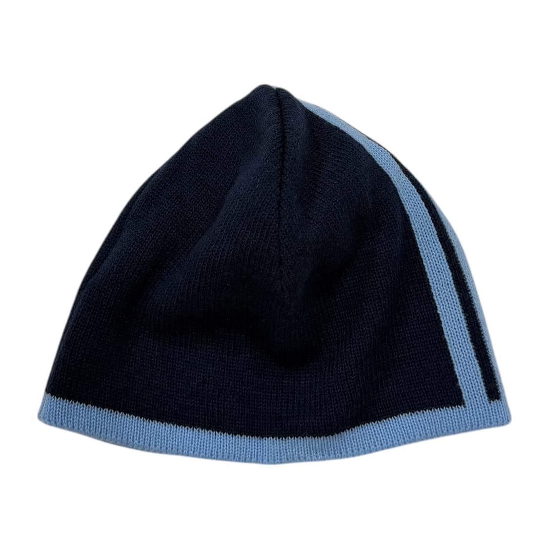 아디다스 빈티지 삼선 아크릴 모 Y2K 비니 모자 네이비 블루 상품이미지3