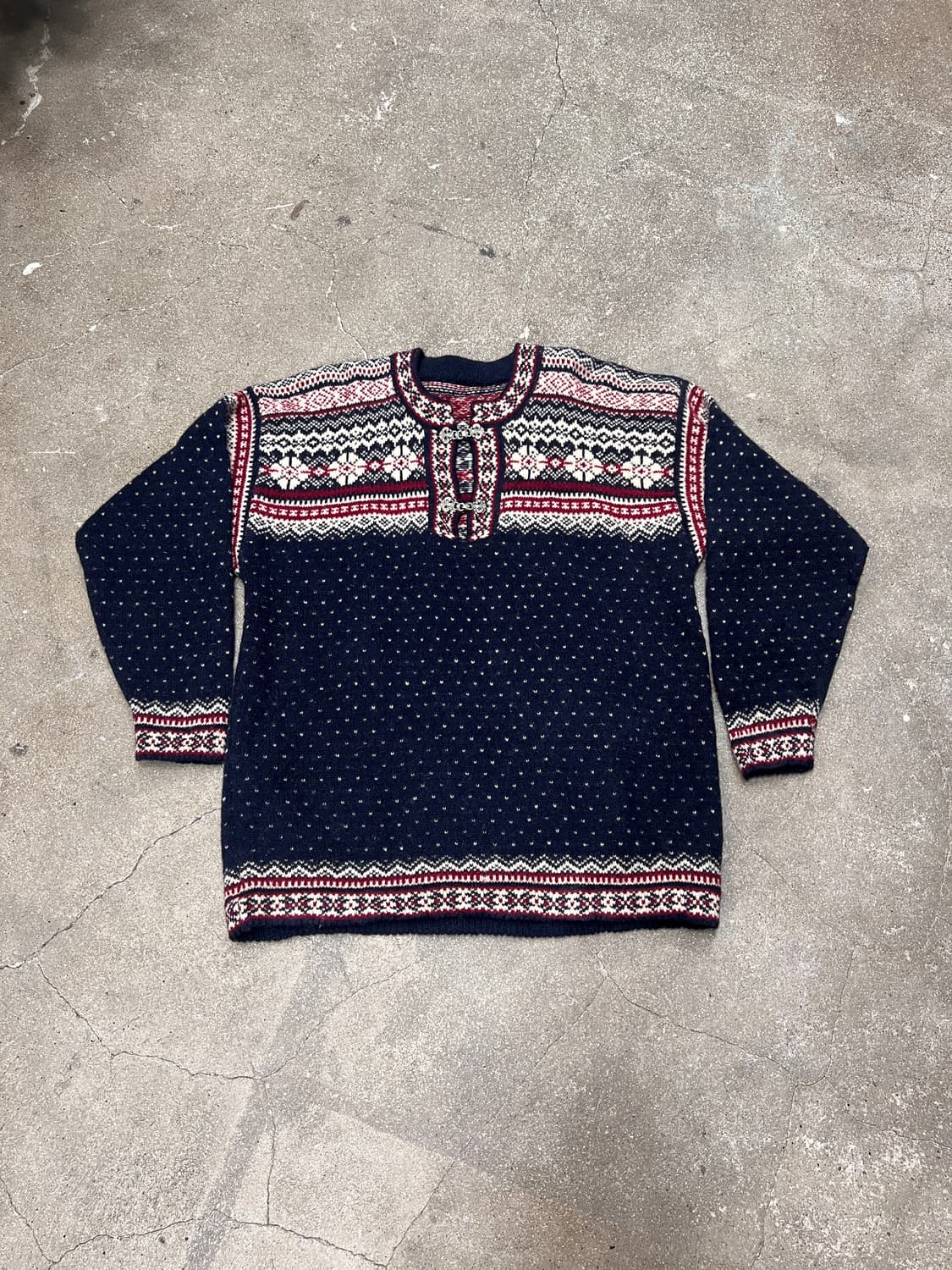 노르웨이 노르딕 울 스웨터  상품이미지1