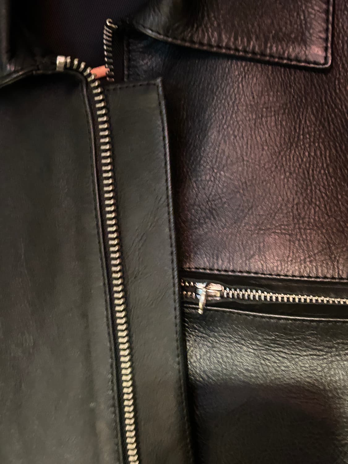 [48] 아크네 레더자켓 상품이미지7