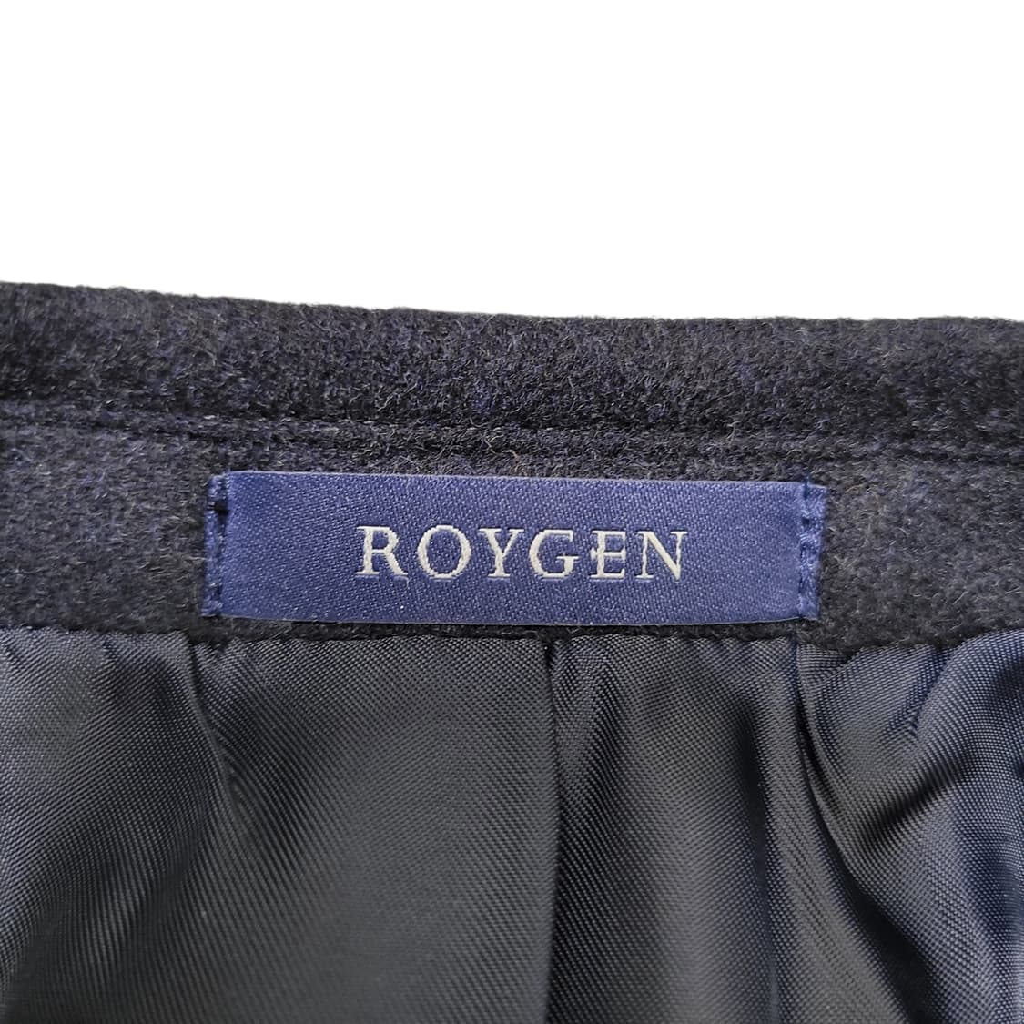 ROYGEN 로이젠 네이비 롱코트 상품이미지2
