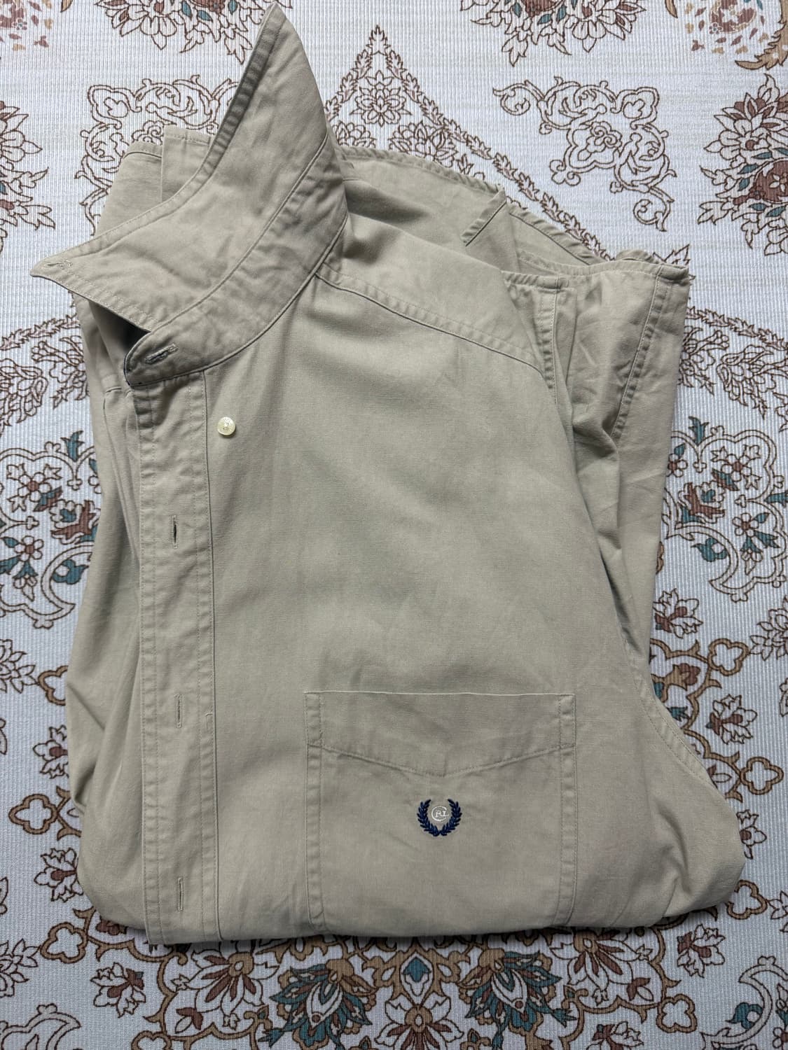 폴로챕스랄프로렌 옥스포드셔츠 베이지 상품이미지2