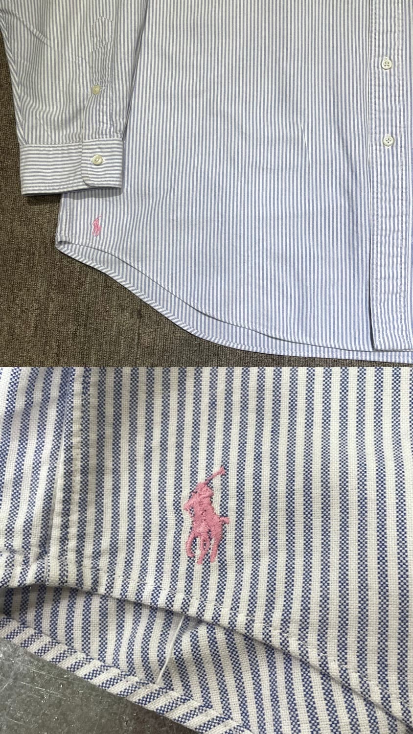 (XL) POLO 폴로 랄프로렌 스트라이프 셔츠 빅셔츠 상품이미지6