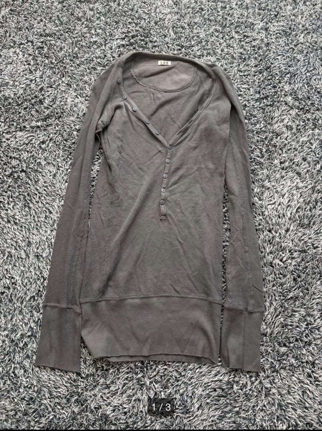 LGB 그레이 롱슬리브 상품이미지1