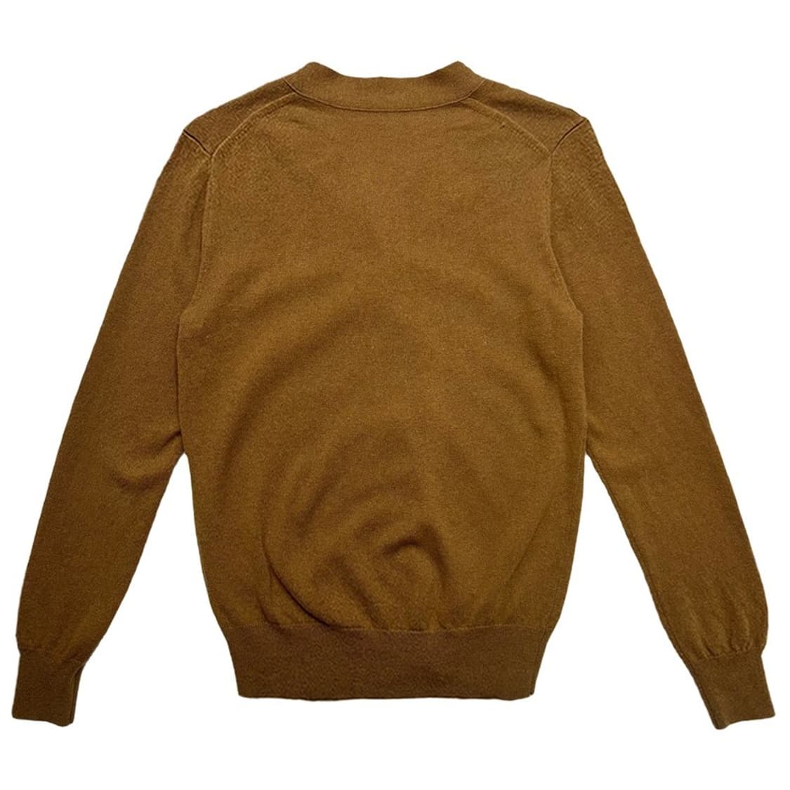 ORR 브라운 캐시미어 100% V넥 가디건 36 상품이미지5