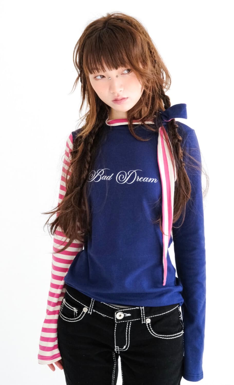 샵페어리 티 petit scarf stripe turtleneck 상품이미지1