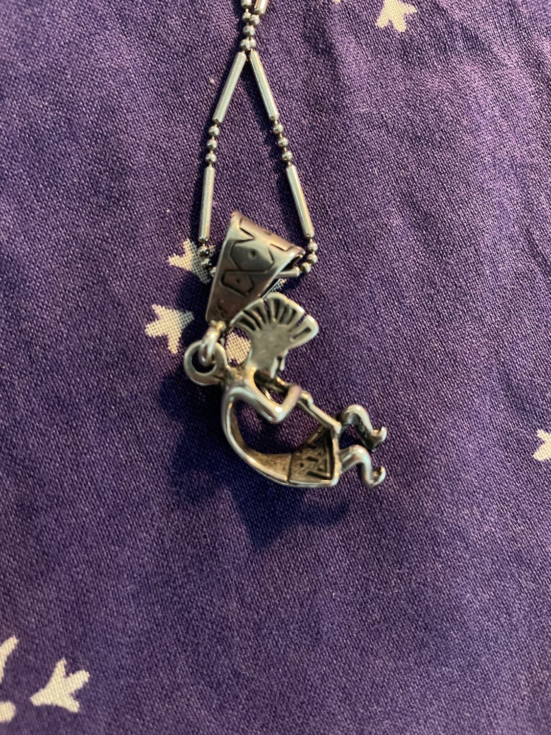 Vintage 925 Silver Kokopelli Necklace 상품이미지2
