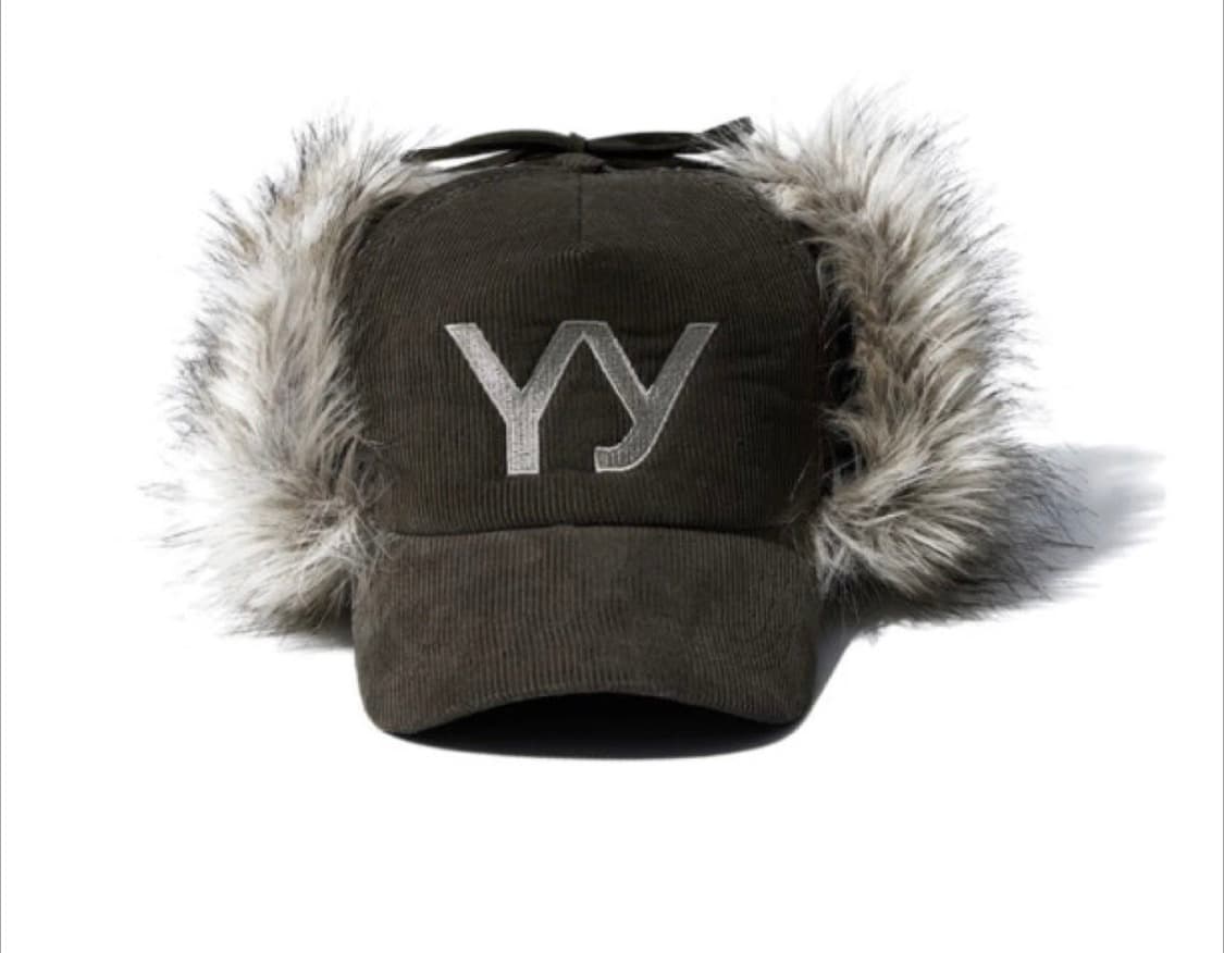 오픈와이와이 코듀로이 포우 퍼 이어플랩 카키 상품이미지1