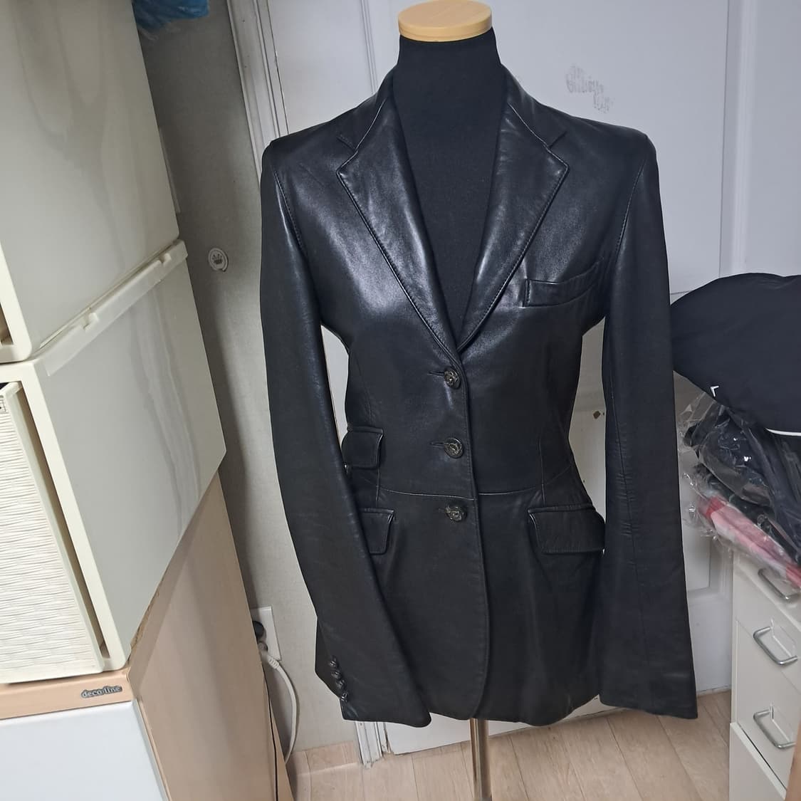 랄프로렌 여성 양가죽 램스킨 자켓 4(약44~날씬55) 상품이미지2