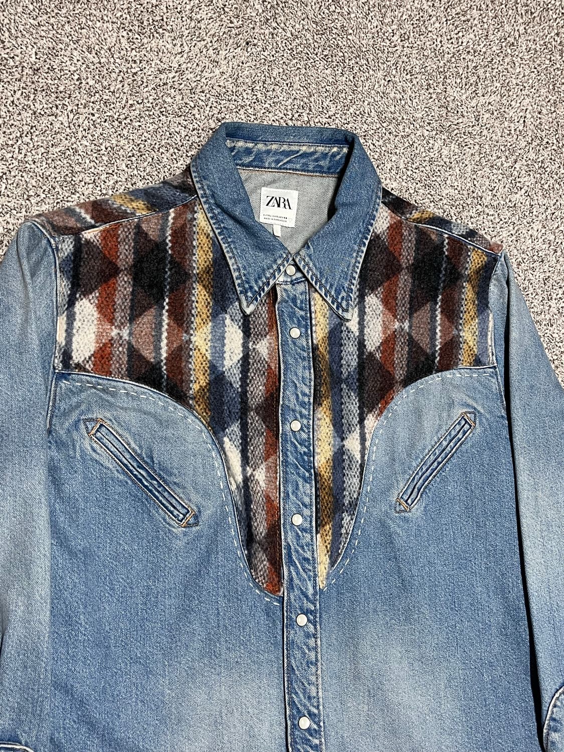 Rework western denim shirt 상품이미지3