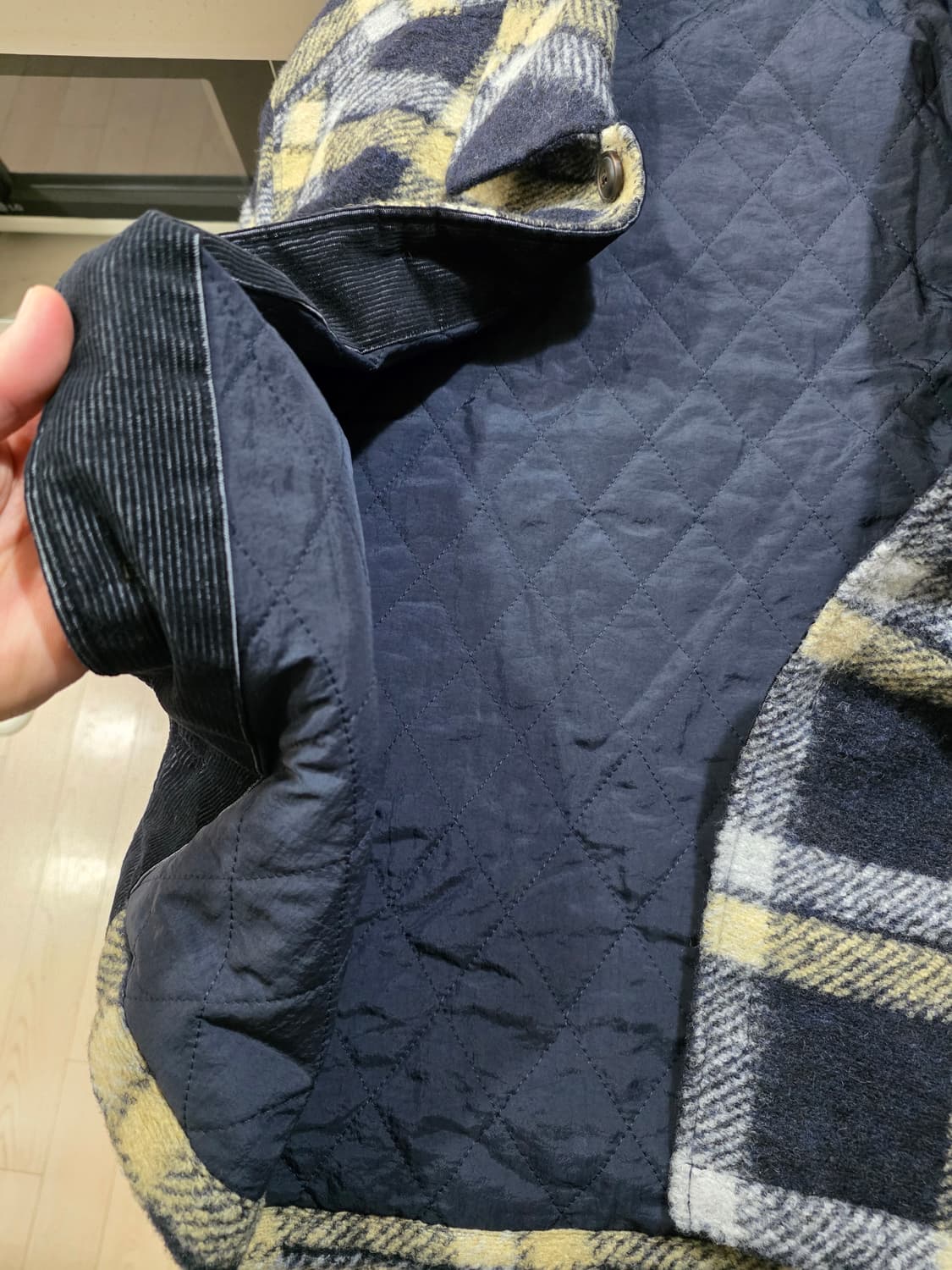 노티그 울혼방 체크 플란넬 자켓(셔켓) 상품이미지8