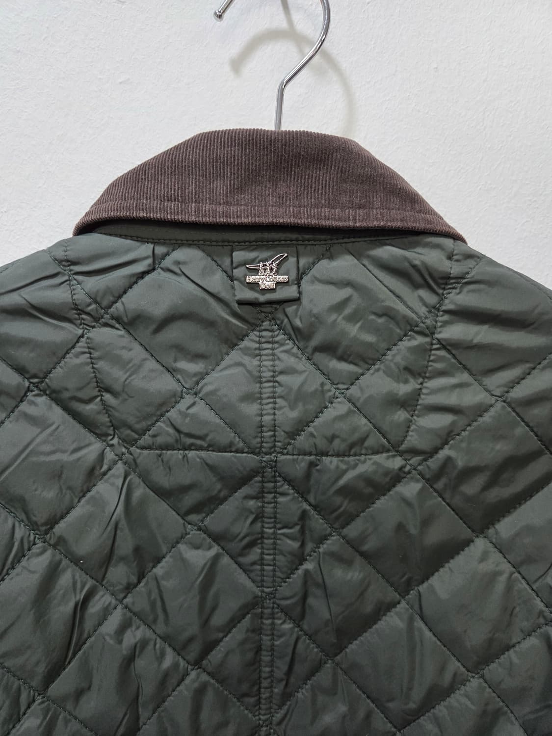 헨리코튼 퀼팅 자켓 다크 그린 남자 95 상품이미지7