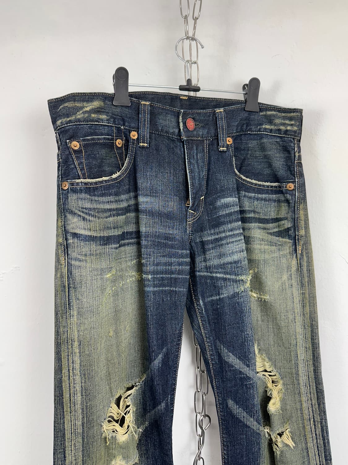 Edwin Blue Trip 503 Red Point Destroyed  상품이미지2