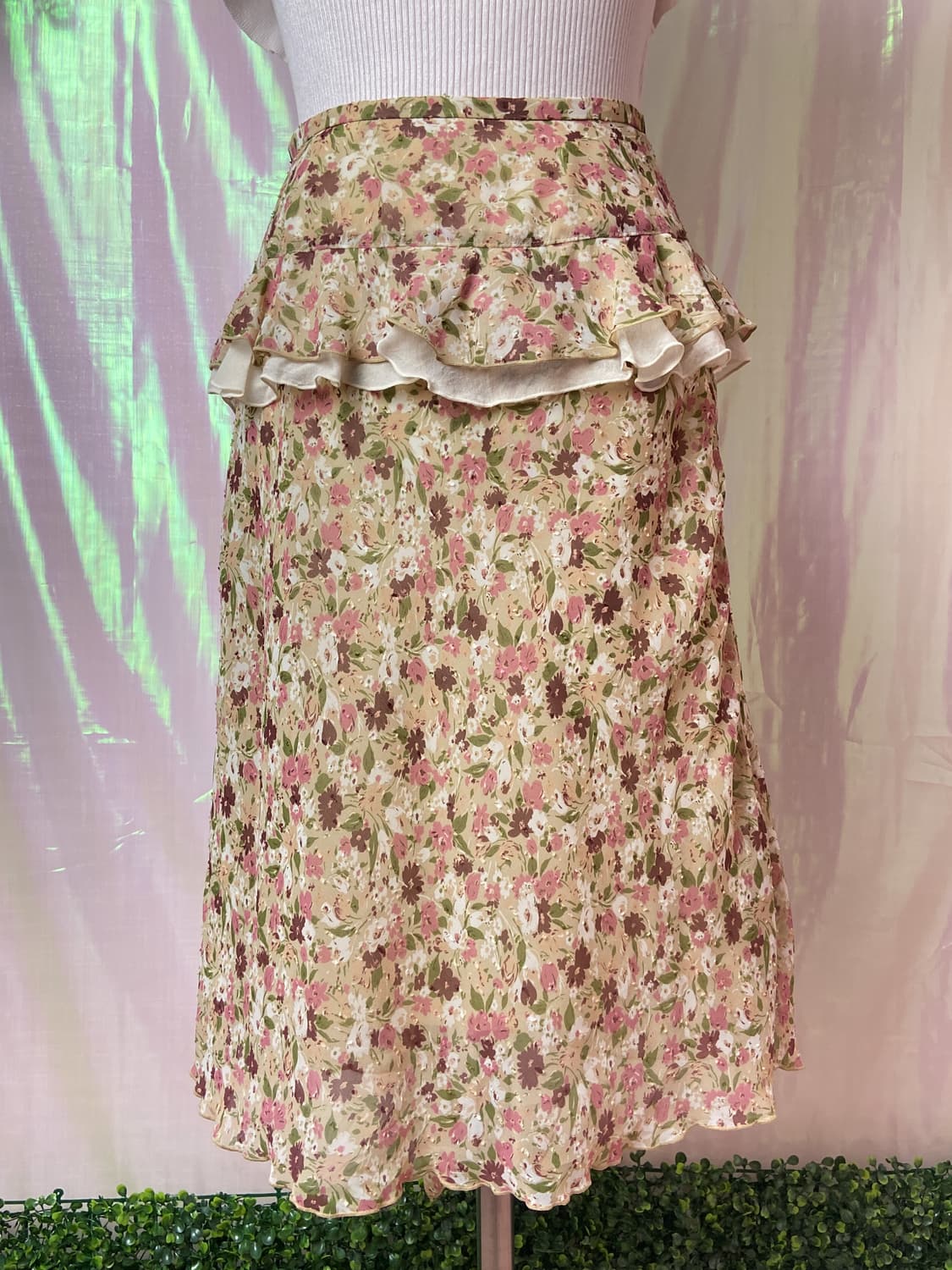 Flower frill long sk 플라워 프릴스커트 상품이미지8