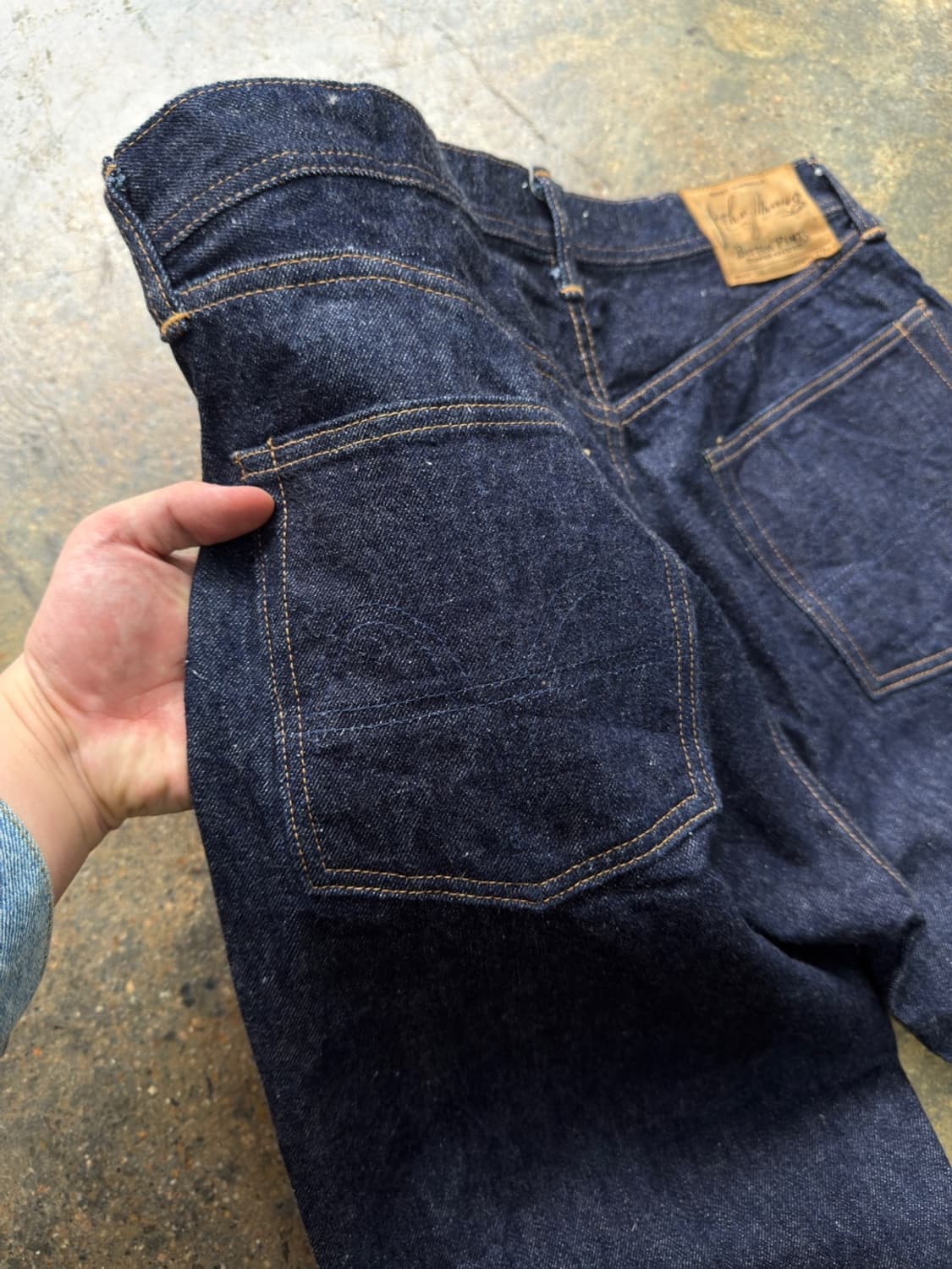 WAREHOUSE X BER BER JIN DENIM PANTS 상품이미지8