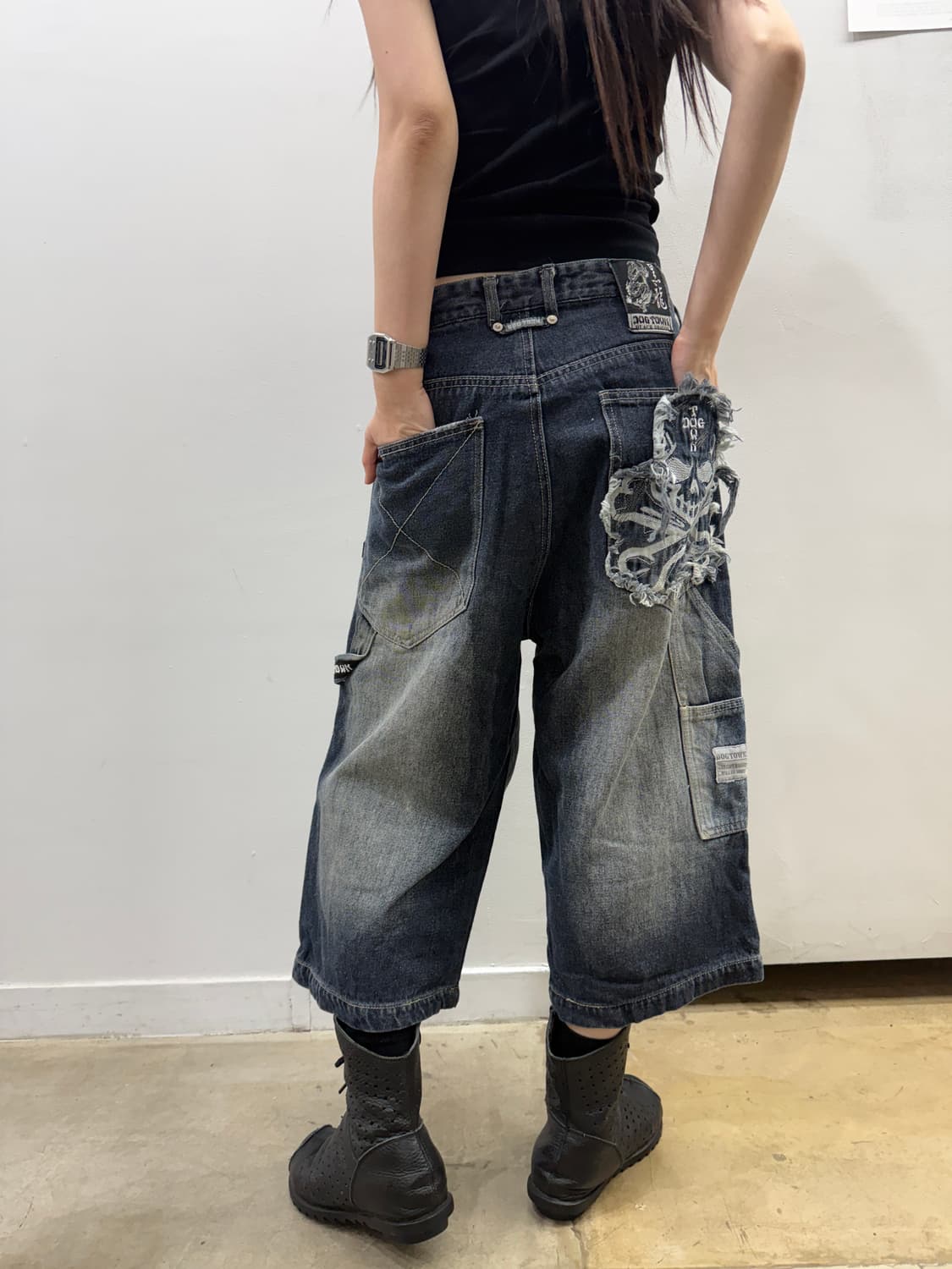 도그타운 그런지 워싱 데님 버뮤다팬츠 상품이미지5