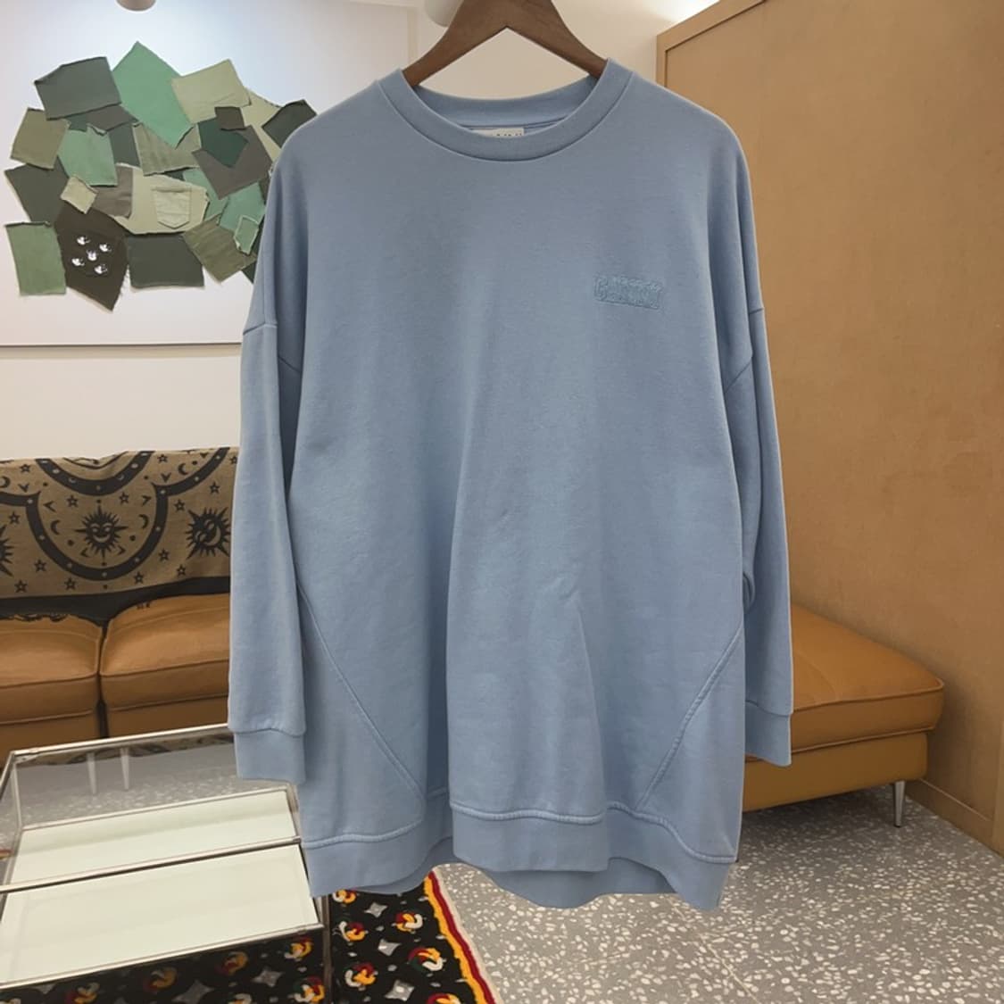 가니 빅사이즈 파스텔 약기모 스웻셔츠 맨투맨 S/M C07323 상품이미지3