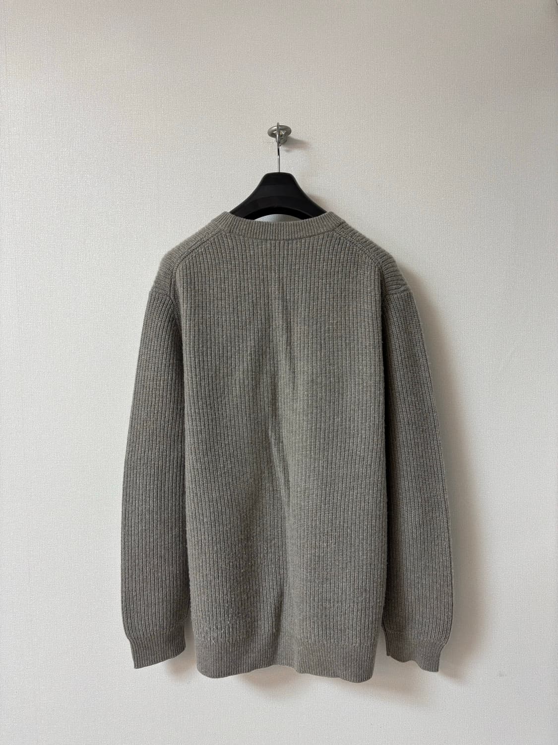 [L] cos 코스 리브드 캐시미어 니트 mole grey 상품이미지2