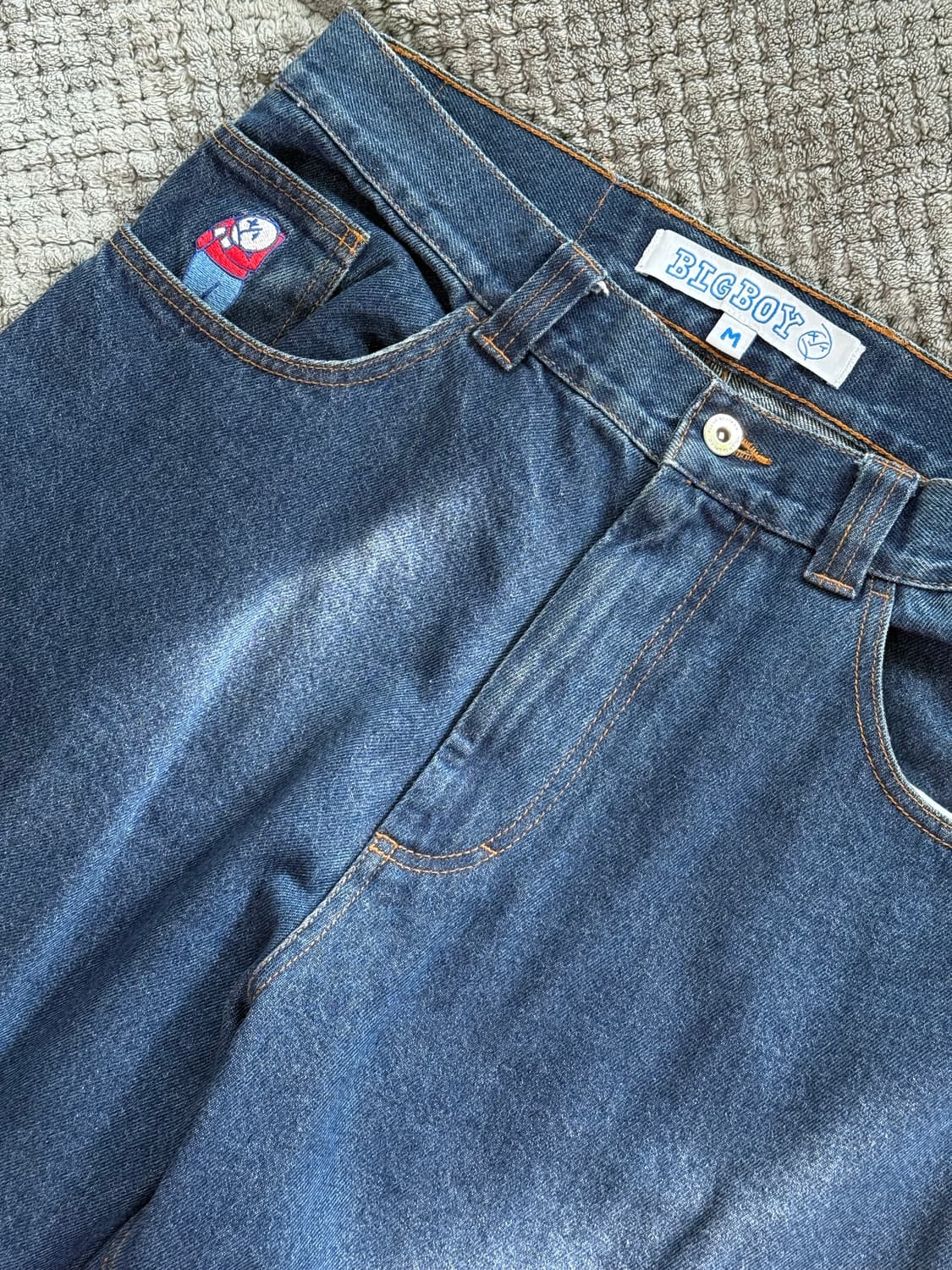 폴라스케이트 구형 빅보이 데님팬츠 상품이미지2