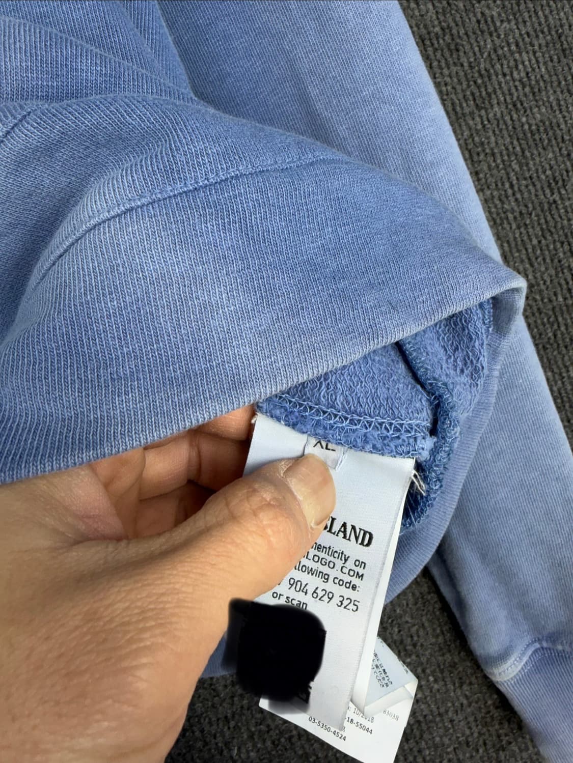 스톤아일랜드 가먼트다잉 와펜 맨투맨 상품이미지5