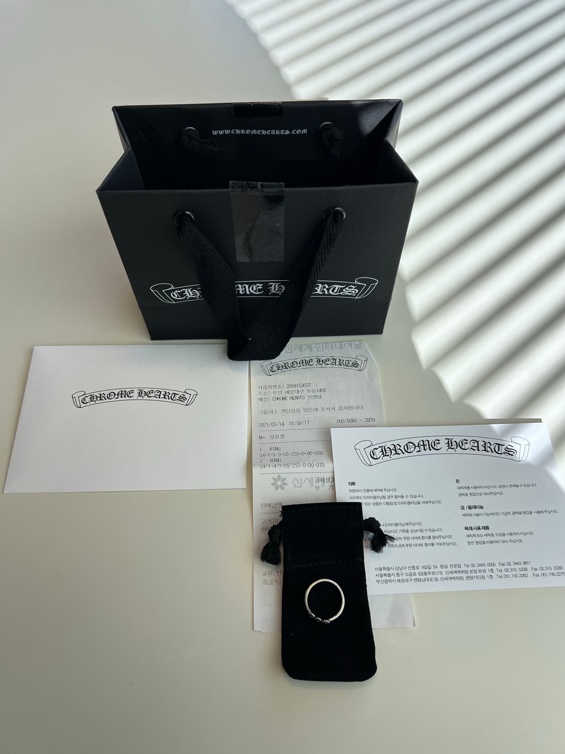 [us7] 크롬하츠 트리플 ch plus 버블검링 상품이미지1