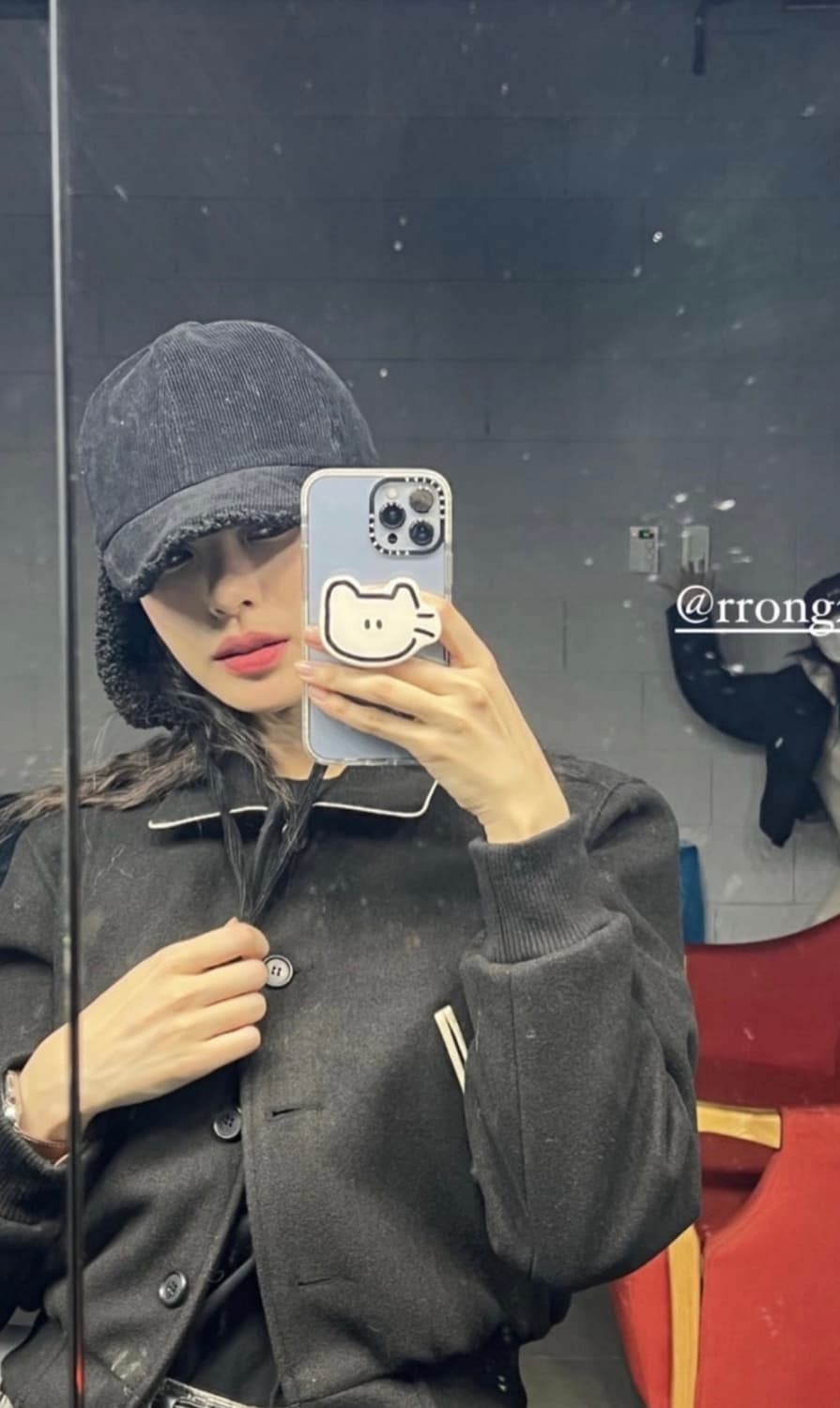 노제 포르테나 호퍼 크롭 울 블루종 점퍼 상품이미지1